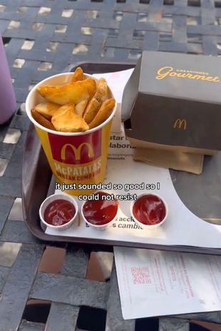 Wanita ini mencoba McDonald's saat keliling dunia