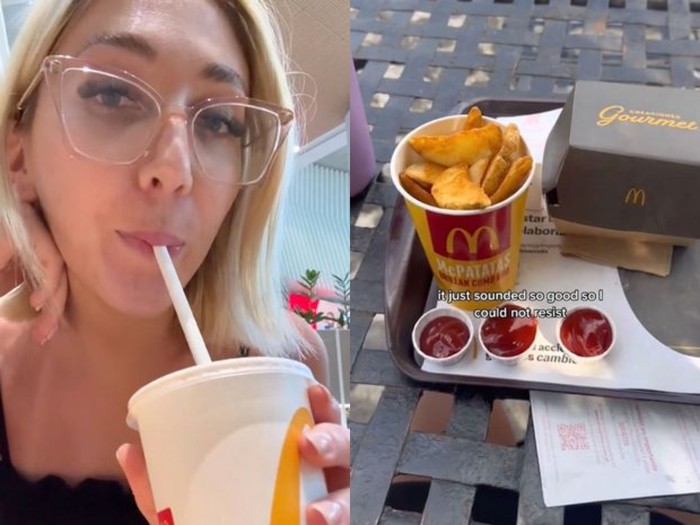 Wanita ini mencoba McDonalds saat keliling dunia