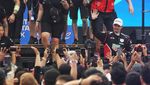 Momen Selebrasi Pascal Wehrlein jadi Juara Race 1 Formula E Jakarta