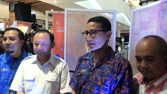 Sandiaga Uno di Pangkalpinang, Sabtu (1/6/2023).