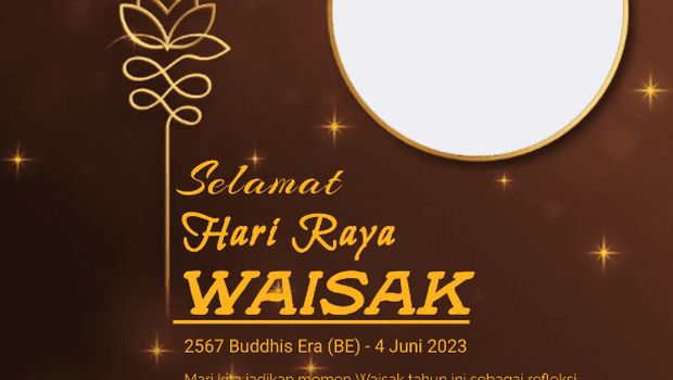 twibbon Hari Raya Waisak 2023