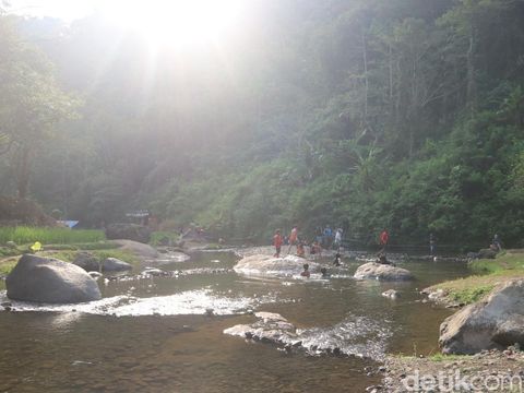 Wisata Alam Kali Ndayung di Desa Batealit, Kabupaten Jepara, Jumat (3/6/2023).