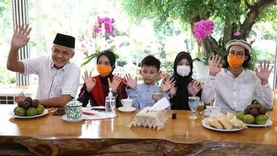 Alam Ganjar Tak Pernah Absen dalam Acara Makan Bareng Keluarga
