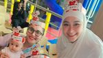Gemas! Ayu Ting Ting Rayakan Ultah Ayah Rojak di Restoran Cepat Saji