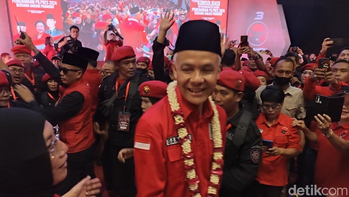 Bacapres PDIP Ganjar Pranowo. (Wildan Noviansah/detikcom).