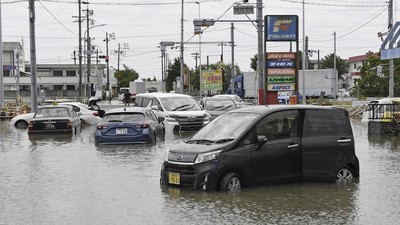 Dampak Topan Mawar di Jepang