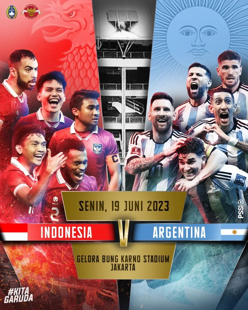FIFA Match Day Indonesia vs Argentina 19 Juni 2023