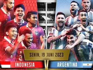 Cara Beli Tiket Indonesia vs Argentina Mulai Hari Ini Jam 12 Siang