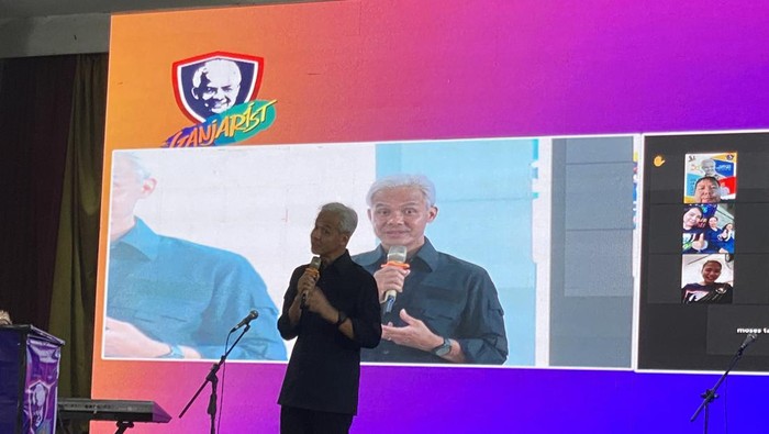 Ganjar Pranowo di acara Ganjarist