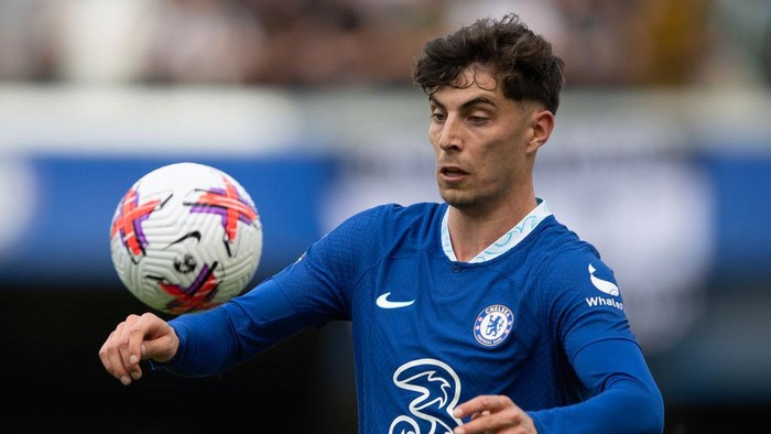 LONDON, ENGLAND - MAY 28:  Kai Havertz of Chelsea during the Premier League match between Chelsea FC and Newcastle United at Stamford Bridge on May 28, 2023 in London, England. (Photo by Visionhaus/Getty Images)