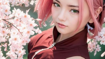 Ternyata Sakura bisa terlihat lebih imut di sini. Foto: (Dok. Instagram @yofangga).