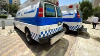 Ambulans bersiaga di depan KKHI Mekkah. Foto: Meliyanti Setyorini