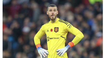 Sedangkan, de Gea jadi olok-olok netizen gagal melindungi gawang MU. Foto: Twitter