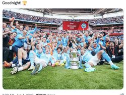 Meme MU Tenggelam, Man City Kian Dekat Treble Winners