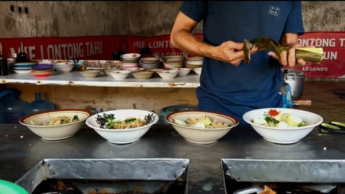 Mie Lontong Tahu Badrun, salah satu kuliner legendaris di Denpasar.