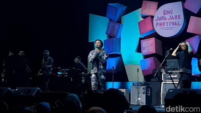 Rizky Febian di BNI Java Jazz Festival.