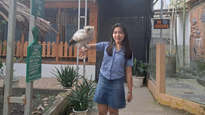 Spot burung parkit jadi lokasi favorit pengunjung di Palembang Bird Park