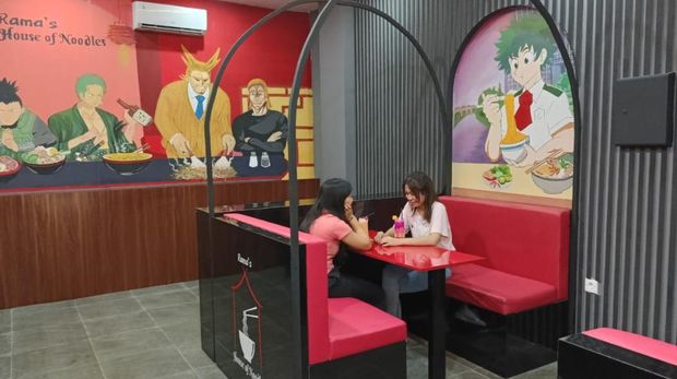 Suasana di Rama's House of Noodles, Denpasar, Bali.
