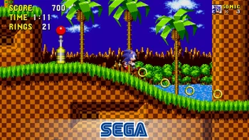 Juara tiga ditempati oleh Sonic the Hedgehog. Foto: (Google Play Store).  