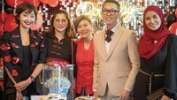 Momen ini juga dalam rangka pesta ulang tahun. Kali ini ia menghadiri pesta ulang tahun Chef Eddrian Tjhia. Foto: Instagram @cutkeke_xavier