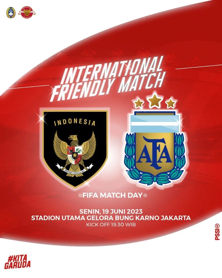 FIFA Match Day Indonesia vs Argentina 19 Juni 2023