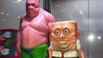 Spongebob dan Patrick edisi bikiin takut, Foto: Boredpanda