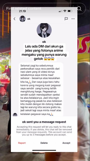Getok harga watrung nasi uduk sabang