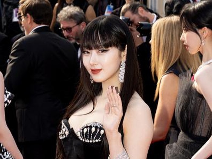 CANNES, FRANCE - MAY 24: Giselle from Girl Group aespa attends the 