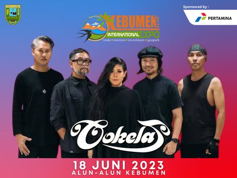 Poster konser musik di Kebumen International Expo (KIE) 2023.