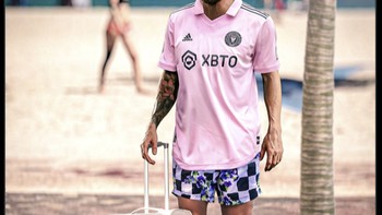 Klub kepunyaan David Beckham, Inter Miami, juga digadang-gadang jadi klub terbaru Messi musim depan. Foto: Twitter