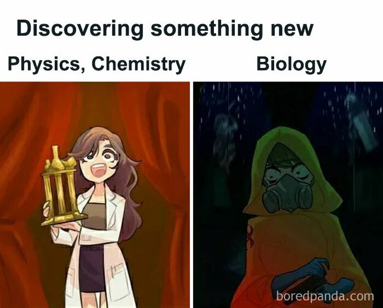 Meme berikut ini bisa bikin ketawa untuk kamu yang berkecimpung atau tertarik dalam ilmu sains. Mana yang paling kocak?