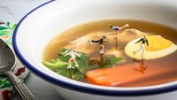 Bukan untuk disantap, jelly berbentuk sayur ini digambarkan sebagai arena berseluncur yang menyenangkan. Terlihat juga ada pasangan penari seluncur yang berdansa romantis. Foto: Bored Panda
