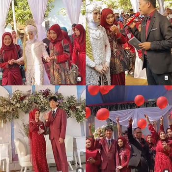 Pasangan beda negara viral, Jihan suci Kurniawan dan Yu Hyeun Woo.