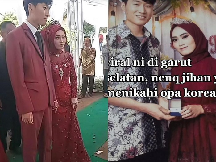 Pasangan beda negara viral, Jihan suci Kurniawan dan Yu Hyeun Woo.