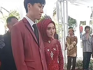 Viral Pria Korea Selatan Menikahi Wanita Garut, Culture Shock Saat Resepsi