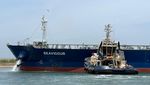 Penampakan Kapal Tanker Mogok di Terusan Suez, Ganggu Pelayaran Dunia