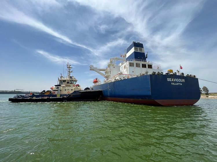 Penampakan Kapal Tanker Mogok di Terusan Suez, Ganggu Pelayaran Dunia