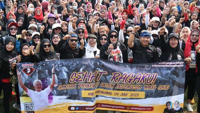 Relawan Ganjar Pranowo di Karawang