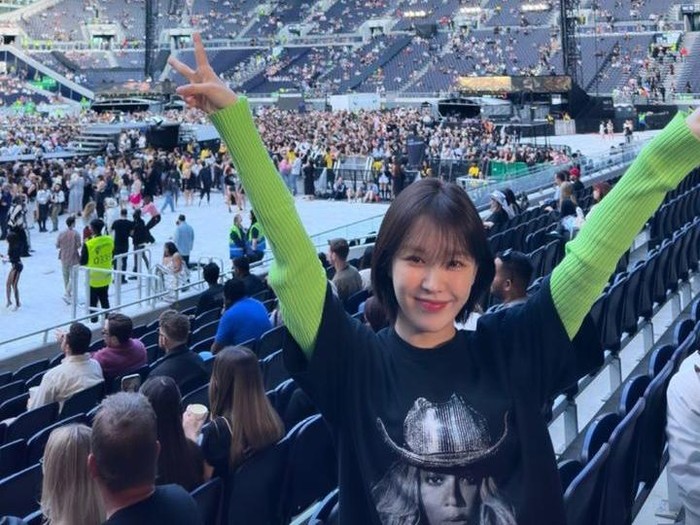 Wendy Red Velvet nonton konser Beyonce
