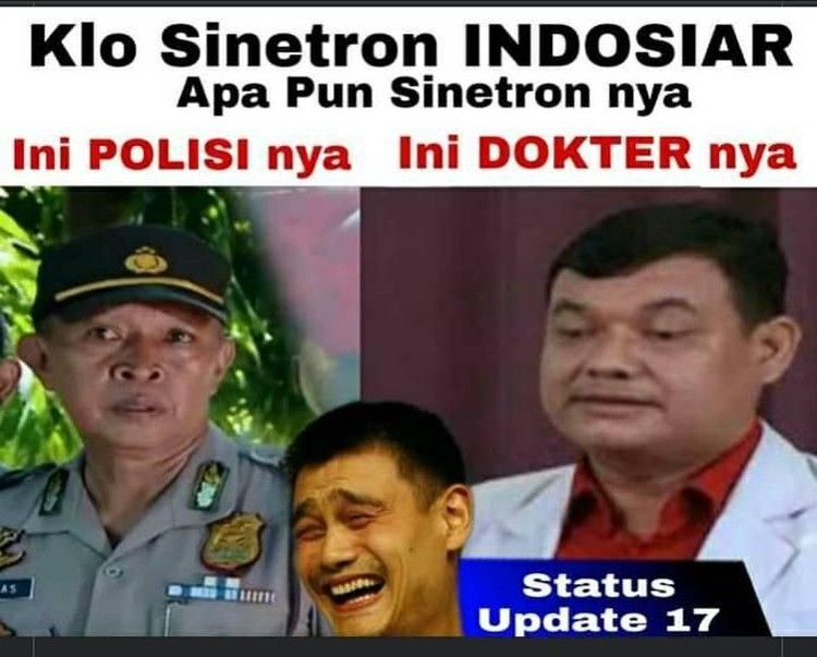 Sinetron Indonesia bisa jadi tontonan seru di kala bosan. Buat yang sering menyaksikannya, pasti ngakak lihat meme berikut.