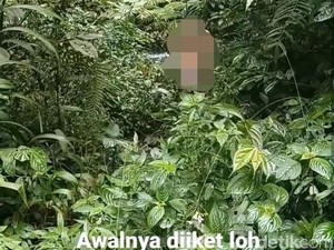 Pria Berkostum BDSM di Coban Glotak dan Fantasi Bersenggama dengan Alam