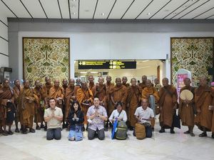 Usai Waisak di Borobudur, Biksu Thudong Pulang ke Thailand-Malaysia Hari Ini