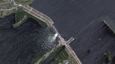 Diguncang Ledakan, Bendungan di Ukraina Jebol dan Bikin Banjir