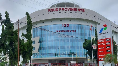 Gedung Rumah Sakit Umum Daerah Provinsi (RSUP) Nusa Tenggara Barat (NTB) di Mataram.