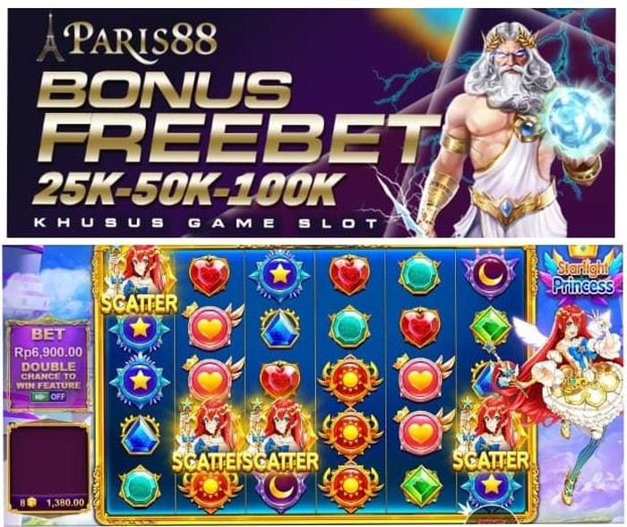 Ilustrasi permainan slot Scatter.