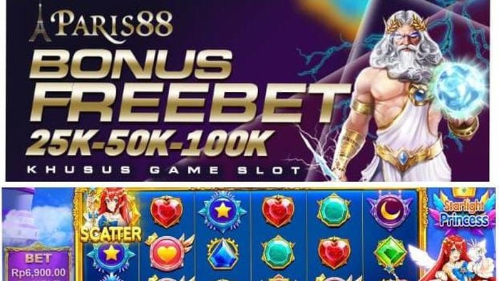 Ilustrasi permainan slot Scatter.
