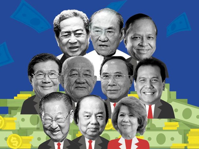 Infografis 10 orang terkaya Indonesia