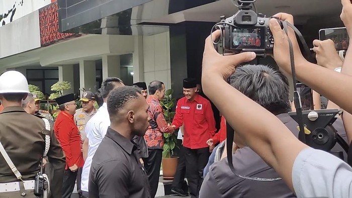 Jokowi Hadiri Rakernas PDIP (Silvia-detikcom)