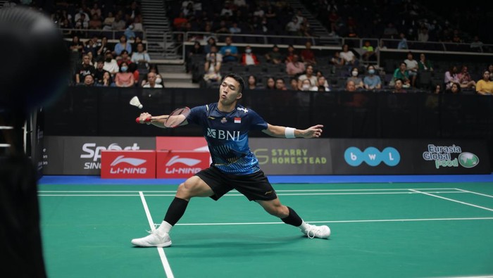 Jonatan Christie tersingkir di babak pertama Singapore Open 2023