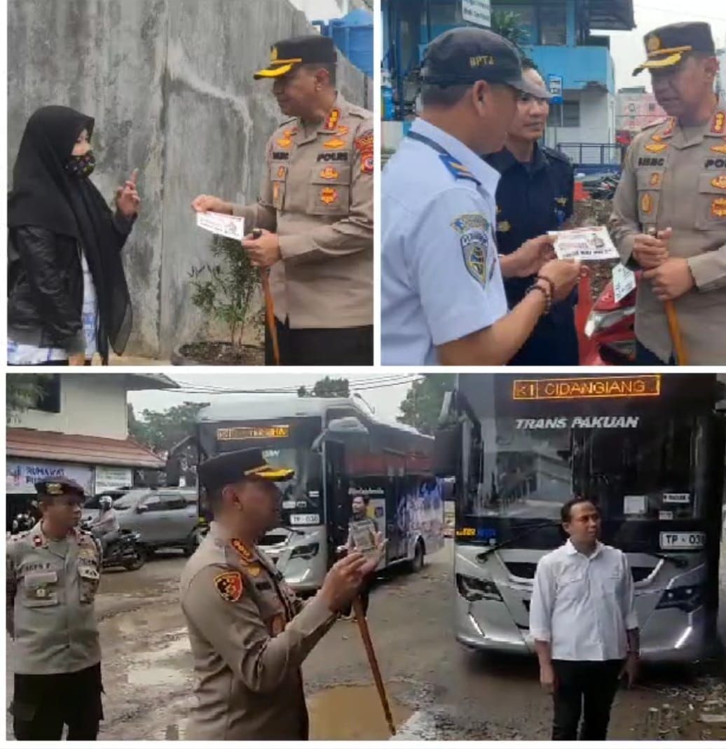 Kapolresta Bogor Kota Terjun ke Terminal, Imbau Warga Waspada Kasus TPPO